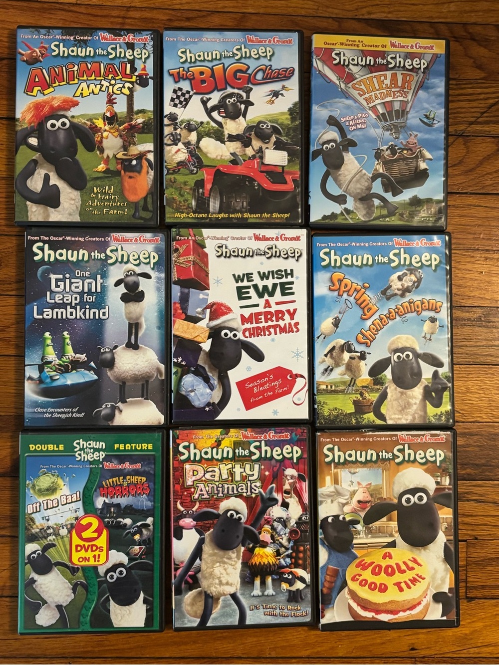 Shaun the Sheep DVD Collection - Shaun the Sheep Family Pack